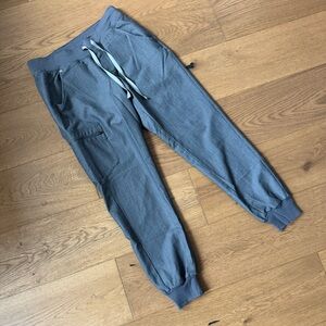 Figs Scrubs Zamora Jogger - Graphite - Size S - EUC